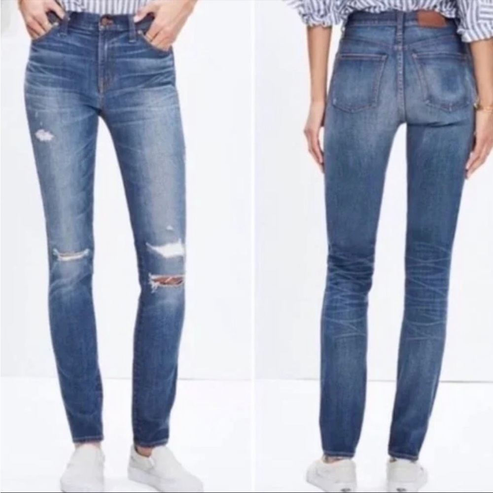 Madewell 9” high rise skinny jeans GUC‎ size 31